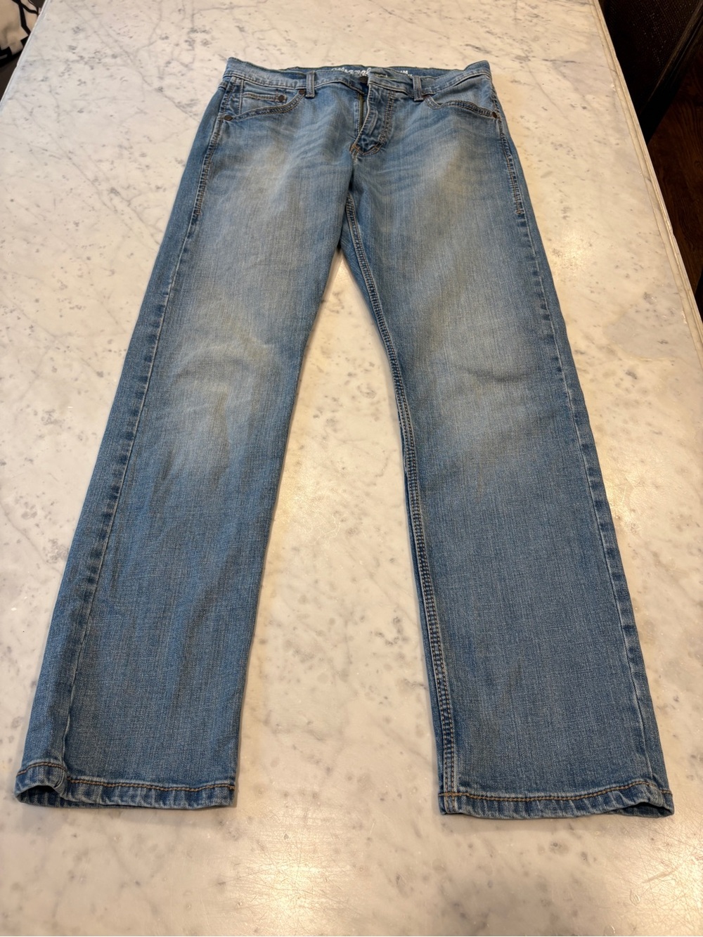 NWOT Men’s Wangler Retro Slim Straight Jeans, 31x32, Blue, Medium Wash - Picture 2 of 13
